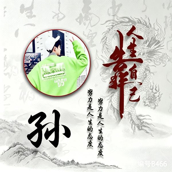 真人实景姓氏头像合集,质感出众超耐看