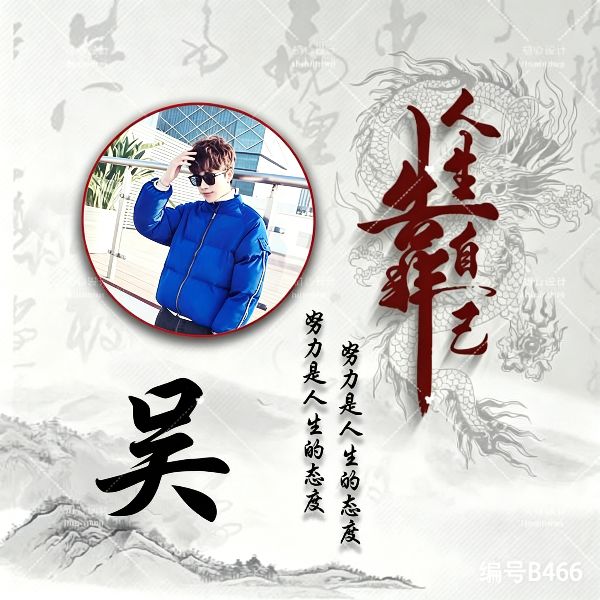 真人实景姓氏头像合集,质感出众超耐看