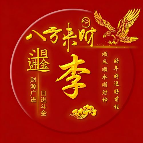 好运招财微信头像,八方来财,日进斗金