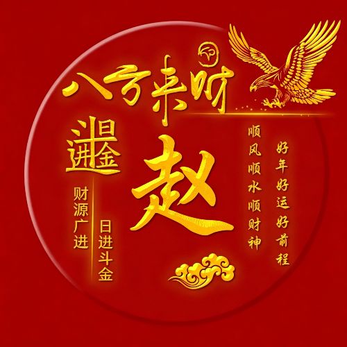 好运招财微信头像,八方来财,日进斗金