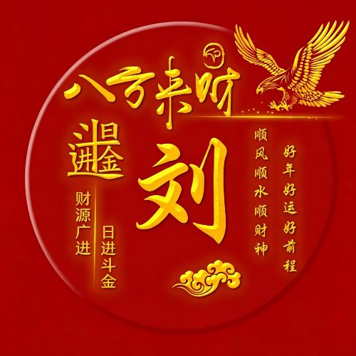 好运招财微信头像,八方来财,日进斗金