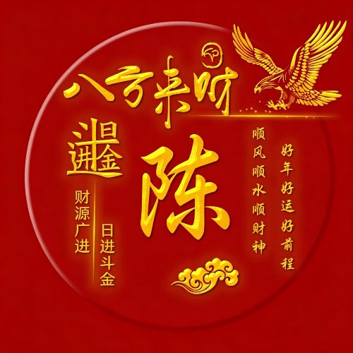 好运招财微信头像,八方来财,日进斗金
