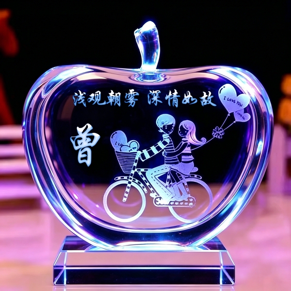 透明质感浪漫风姓氏头像,搭配情话文字氛围感拉满