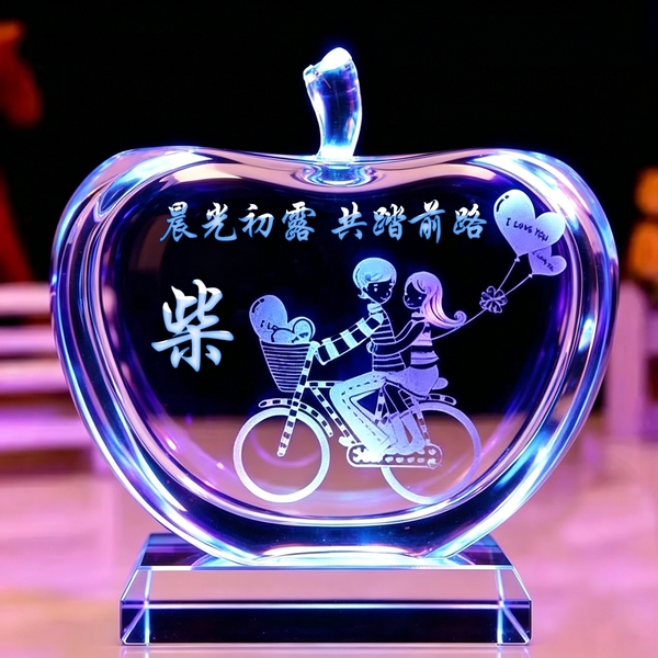 透明质感浪漫风姓氏头像,搭配情话文字氛围感拉满