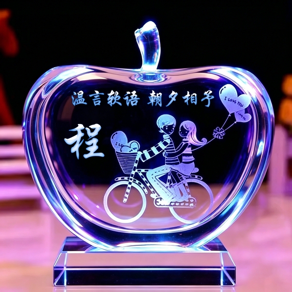透明质感浪漫风姓氏头像,搭配情话文字氛围感拉满