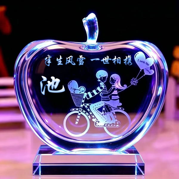 透明质感浪漫风姓氏头像,搭配情话文字氛围感拉满